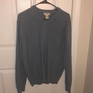 Sweater V-neck, Medium, Light Blue, Dockers